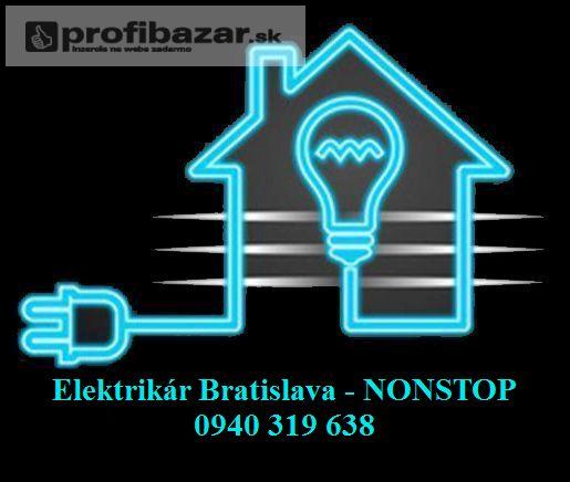 Elektrikár - opravy a montáž Bratislava