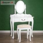 Toaletný set nábytku - stolička, stolík, zrkad