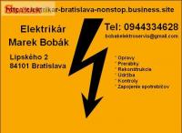 Elektrikár Bratislava + okolie