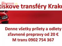 Poprad - Krakow sk / doprava na letisko denne