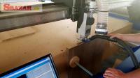 3D CNC Frezka s vákuovým držaním materiálu